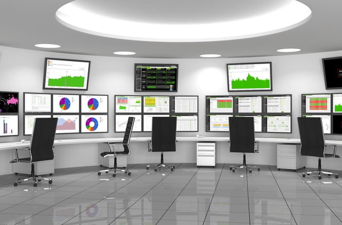 SCADA operations room